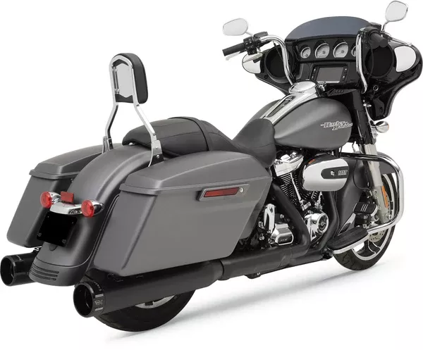 Khrome Werks 4-1/2″ HP-Plus Slip-On Mufflers – Black With Klassic – Touring