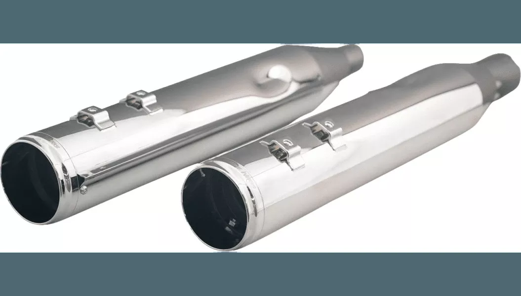 Khrome Werks 4-1/2″ HP-Plus Slip-On Mufflers with Race Tips for ’17-Up Harley Davidson Touring Models (Select Finish)