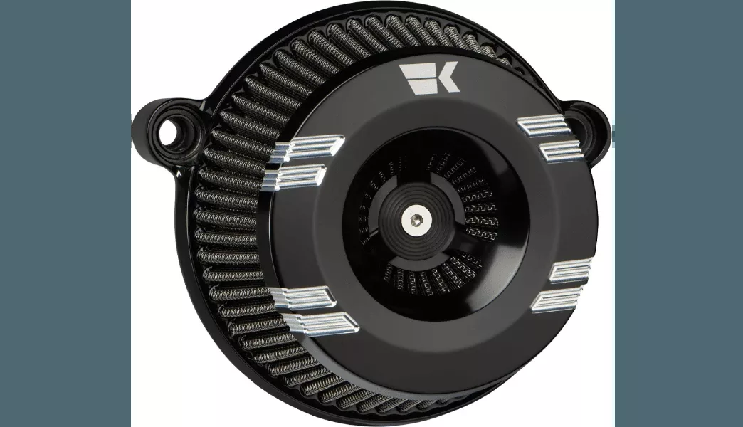 Khrome Werks Instigator Air Cleaner for ’08-16 Harley Davidson Touring, Trike, and ’16-17 Softail, ’14-15 FLSTNSE, ’13-14 FXSBSE, ’11-12 FLSTSE, ’16-17 FXDLS – Black Klassic