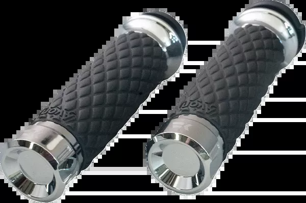Khrome Werks Klassic Grips – Custom Contour – Diamond – Chrome