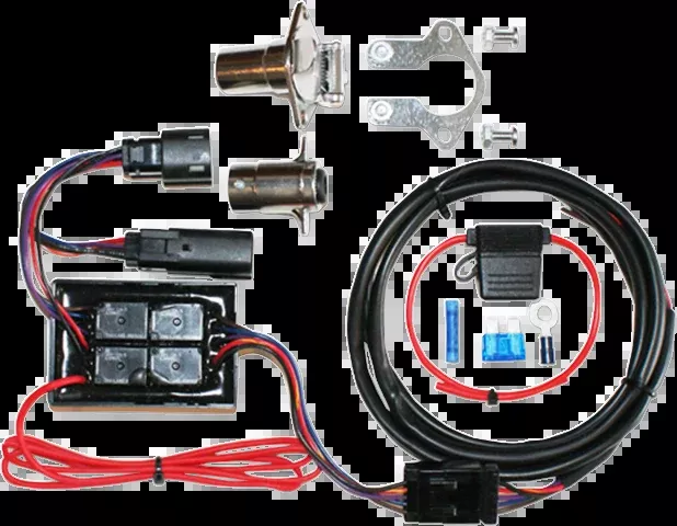 Khrome Werks Trailer Wiring Harness 14-15 Harley Davidson Touring FLHT FLHR
