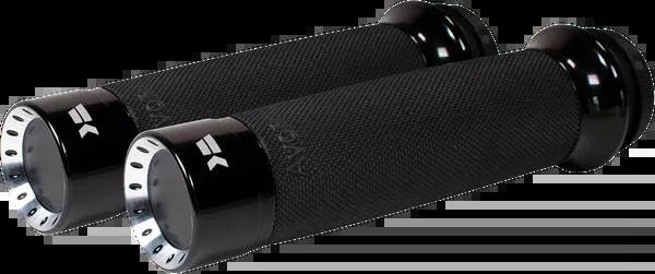 Khrome Werks Turbine Grips - Custom Contour - TBW - Black