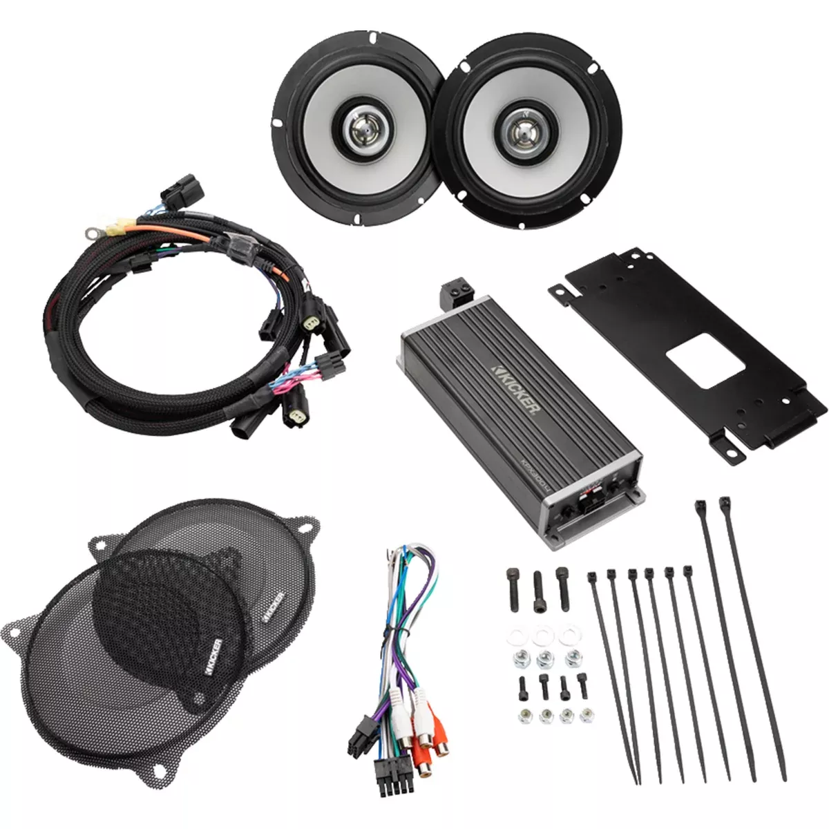 Kicker Speaker And Amplifier Kit - 50HDS144 For Harley Touring 2014-2026