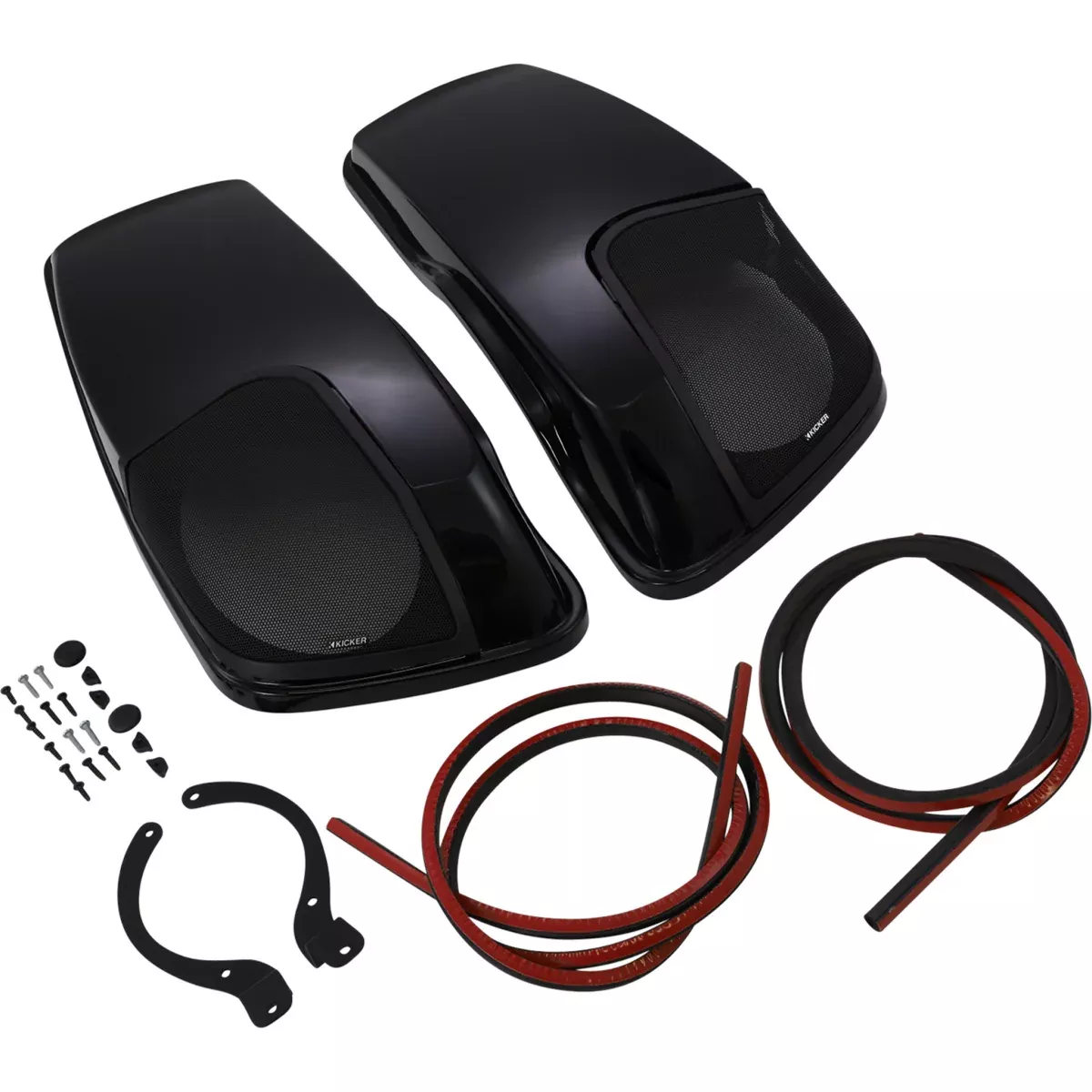 Kicker Speaker Lid Kit - 46HDBLVB For Harley Touring 2014-2023