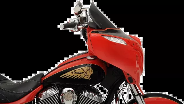 Klock Werks 14" Dark Smoke Flare Windshield 2014-26 Indian Chieftain Roadmaster