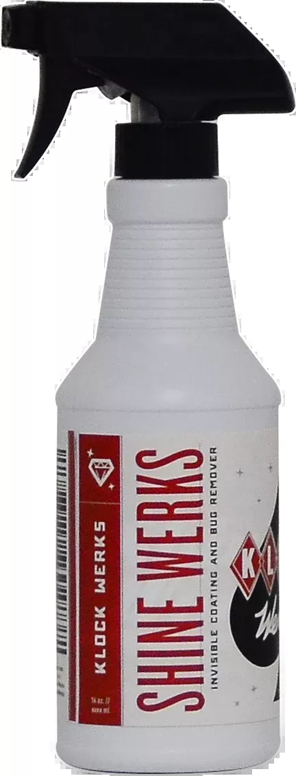 Klock Werks 16oz Motorcycle Windshield Spray On Cleaner Polisher for Harley