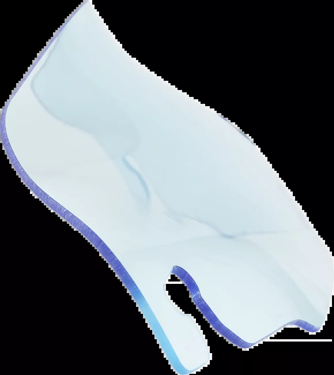 Klock Werks 3.5" Blue Ice Flare Windshield fits 1996-2013 Harley Touring Batwing