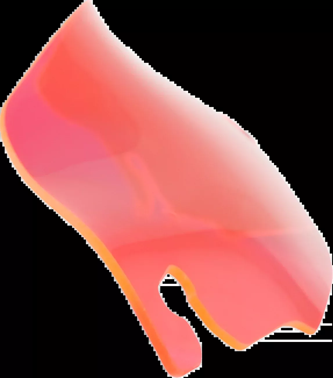 Klock Werks 3.5" Pink Ice Flare Windshield fits 1996-2013 Harley Touring Batwing