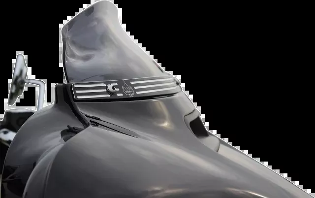 Klock Werks 4" Super Low Dark Smoke Fairing Windshield 2014-2025 Harley Touring