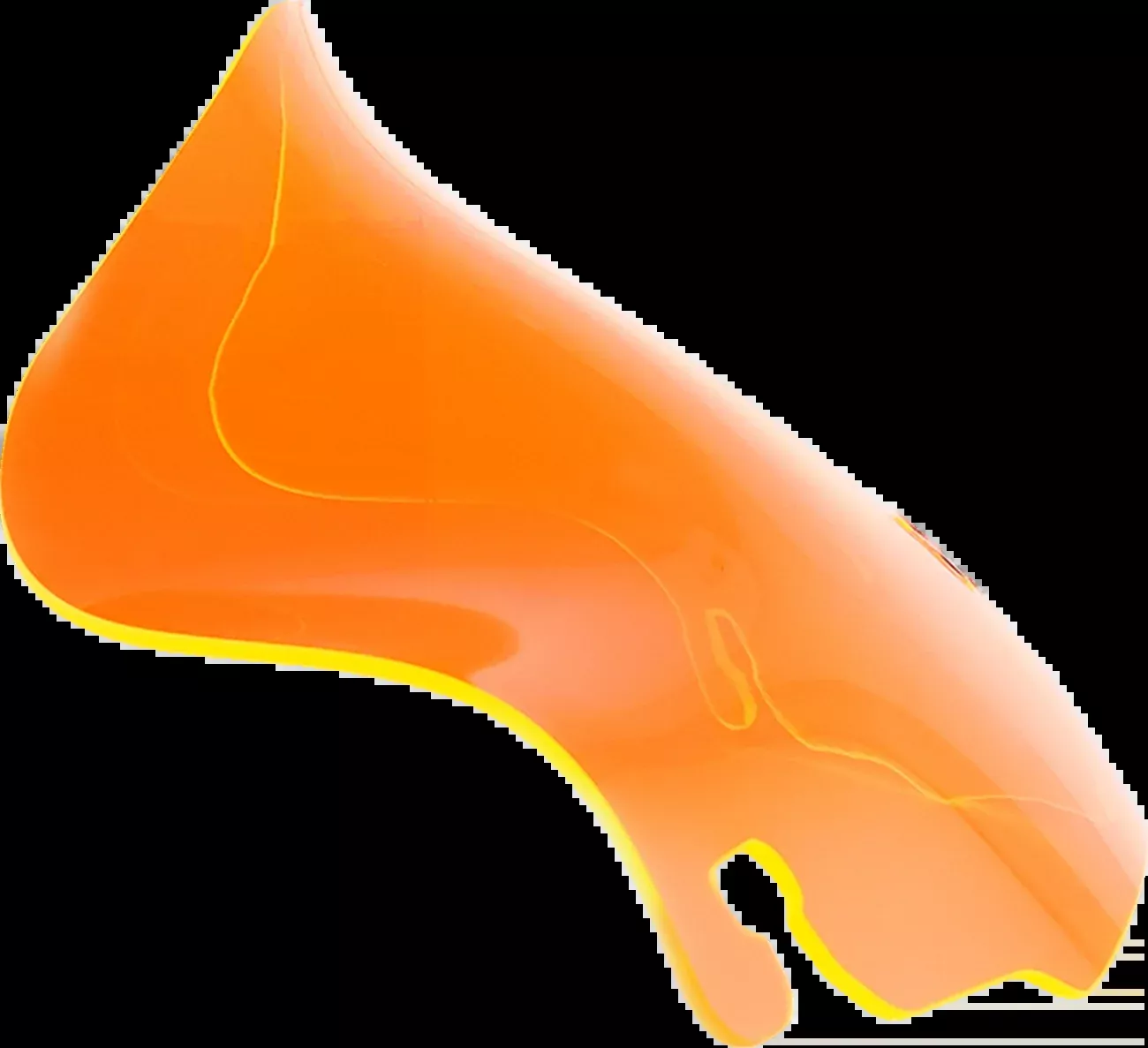 Klock Werks 6.5" Orange Ice Flare Windshield fits 1996-13 Harley Touring Batwing