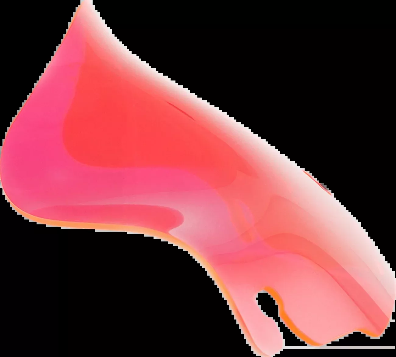Klock Werks 6.5" Pink Ice Flare Windshield fits 1996-2013 Harley Touring Batwing