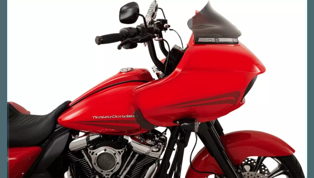 Klock Werks 9" Sport Pro Flare Windshield for '15-23 Harley Davidson Road Glide Models