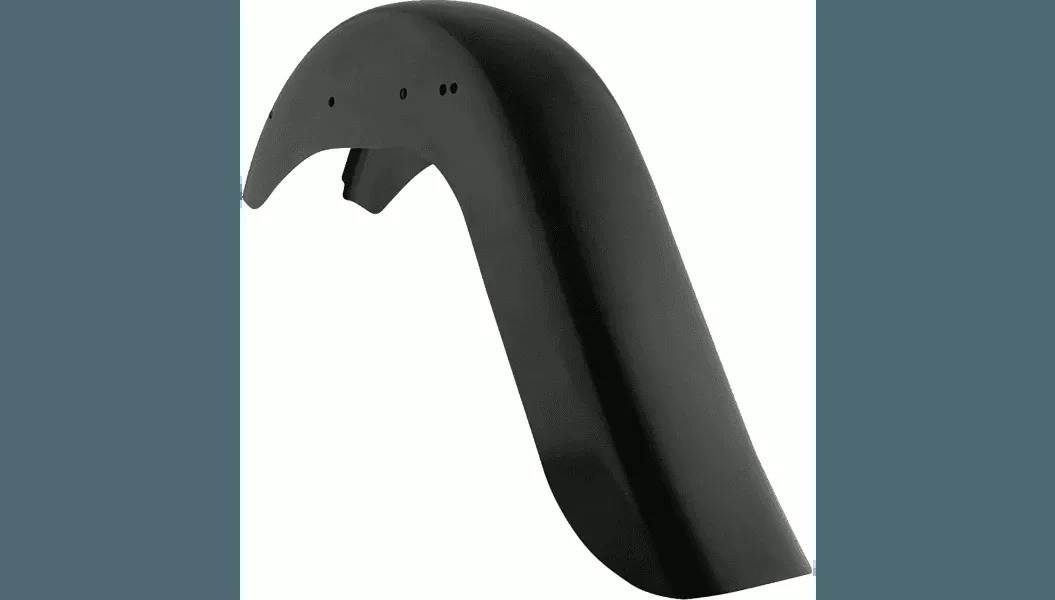 Klock Werks Benchmark 9" Extended Rear Fender for '00-17 Harley Davidson Softail Models- Vicla Smooth Black
