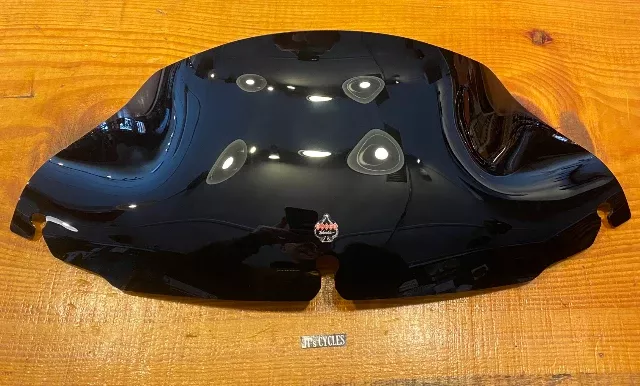 Klock Werks Black Flare 6.5" Windshield 1996-2013 Harley Touring FLHT FLHX