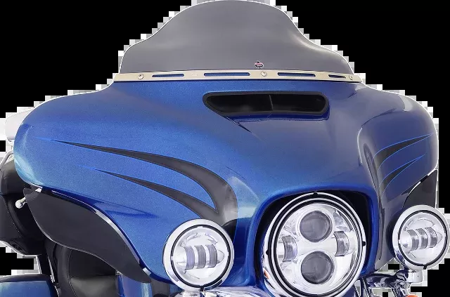 Klock Werks Flare 6.5" Dark Smoke Windshield for 2014-2025 Harley Touring Models