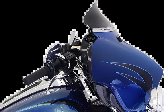Klock Werks Flare Black 5" Fairing Windshield fits 2014-25 Harley Touring Models