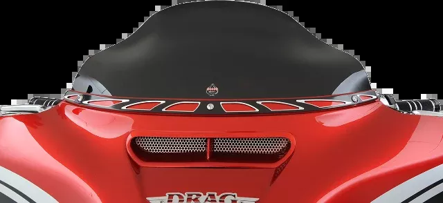 Klock Werks Flare Black 6.5" Windshield fits 2014-2025 Harley Touring FLHT FLHX