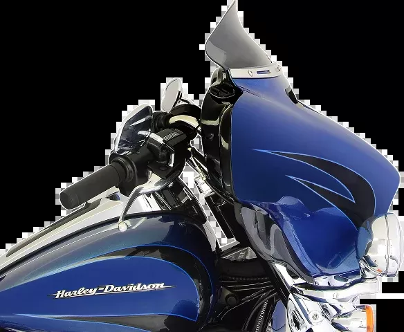 Klock Werks Flare Dark Smoke 5" Windshield fits 2014-2025 Harley Electra Glide