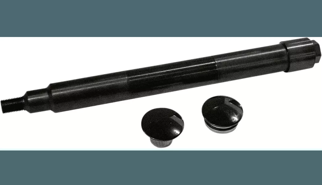 Klock Werks Flush Mount Front Axle for '00-07 Harley Davidson Models - Black