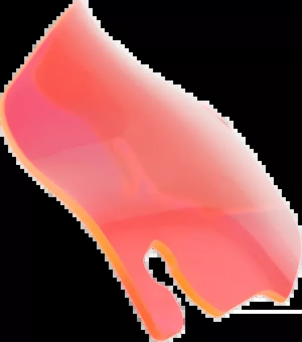 Klock Werks Ice Flare Windshield – 3-1/2″ – Pink Ice – ’96-’13 FLHT/FLHX