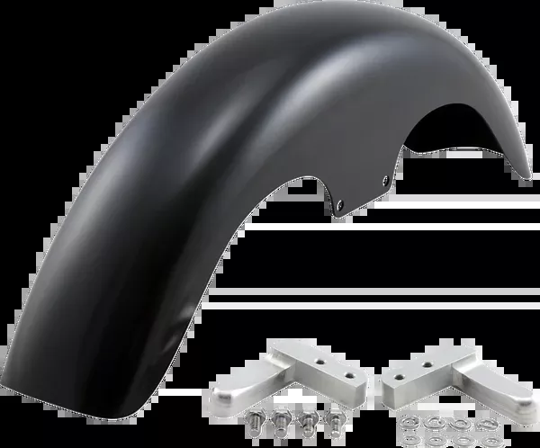 Klock Werks Klub Front Fender – Black – 19″ – HD Dyna/Softail