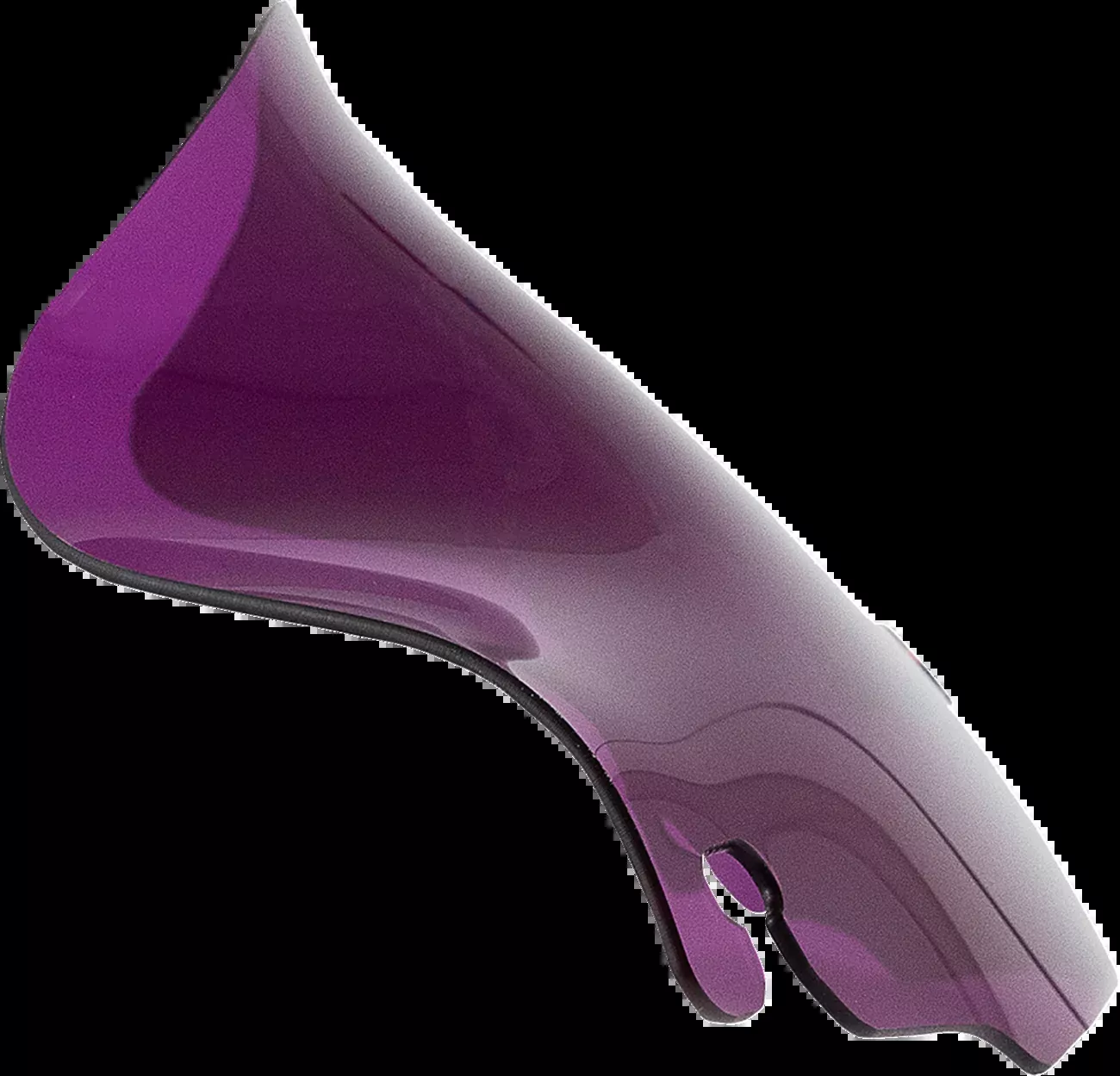 Klock Werks Kolor Flare 6.5" Purple Windshield for 1996-2013 Harley Touring FLHX