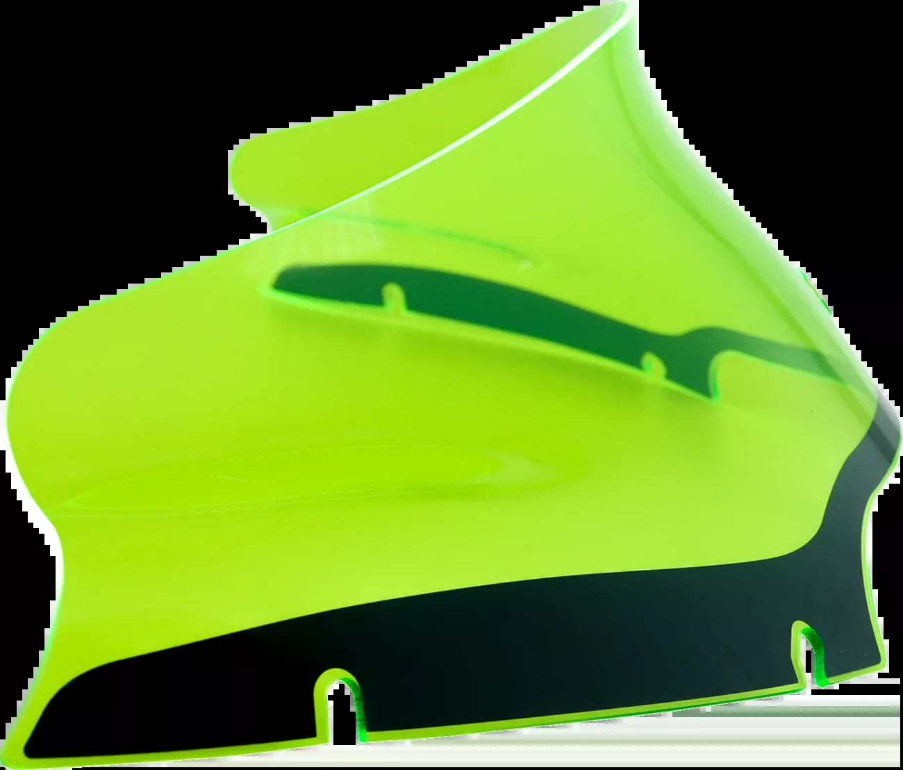 Klock Werks Kolor Flare 6" Green Ice Windshield 2015-2025 Harley Road Glide FLTR