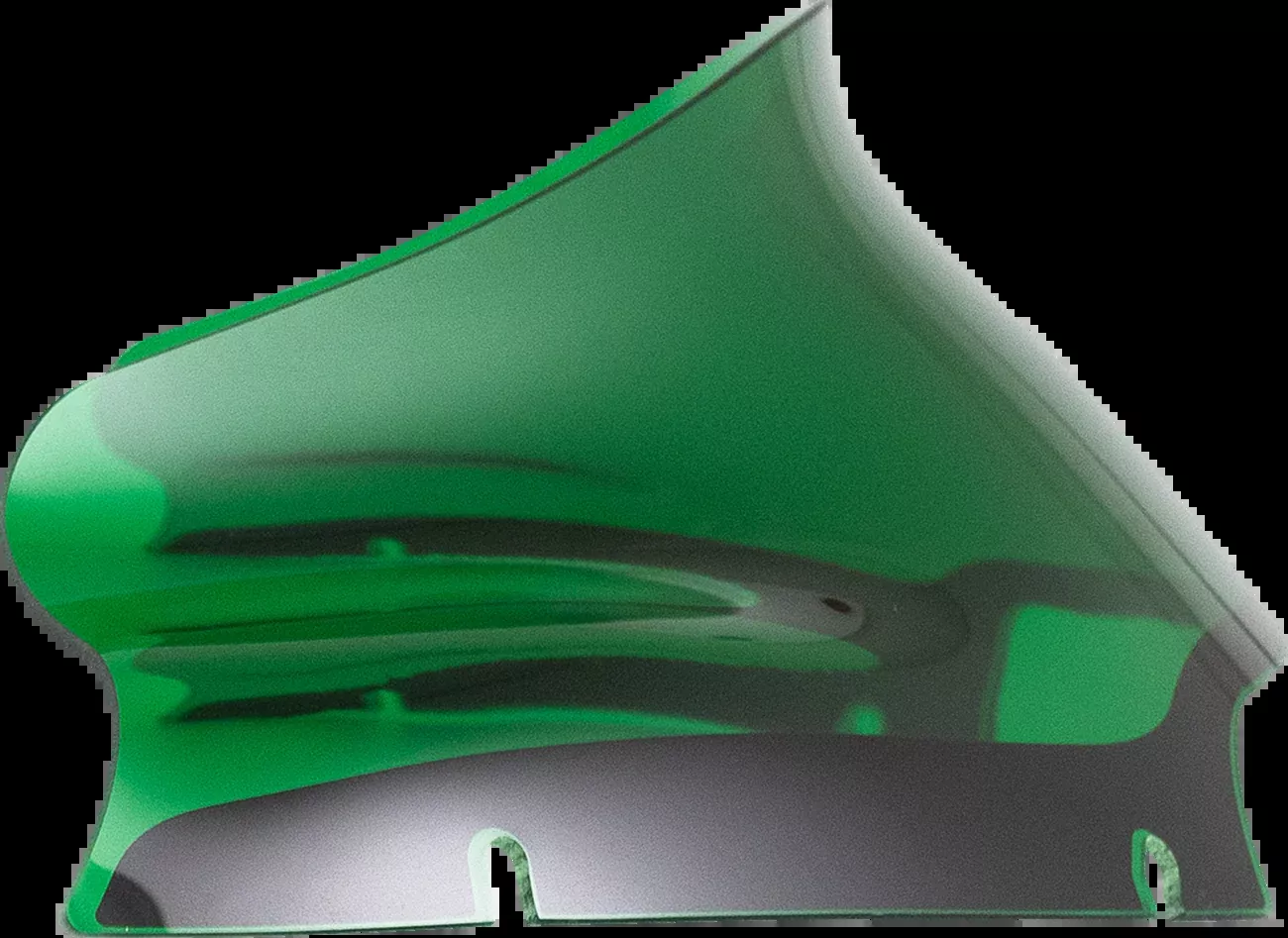 Klock Werks Kolor Flare 6" Green Windshield for 2015-2025 Harley Road Glide FLTR