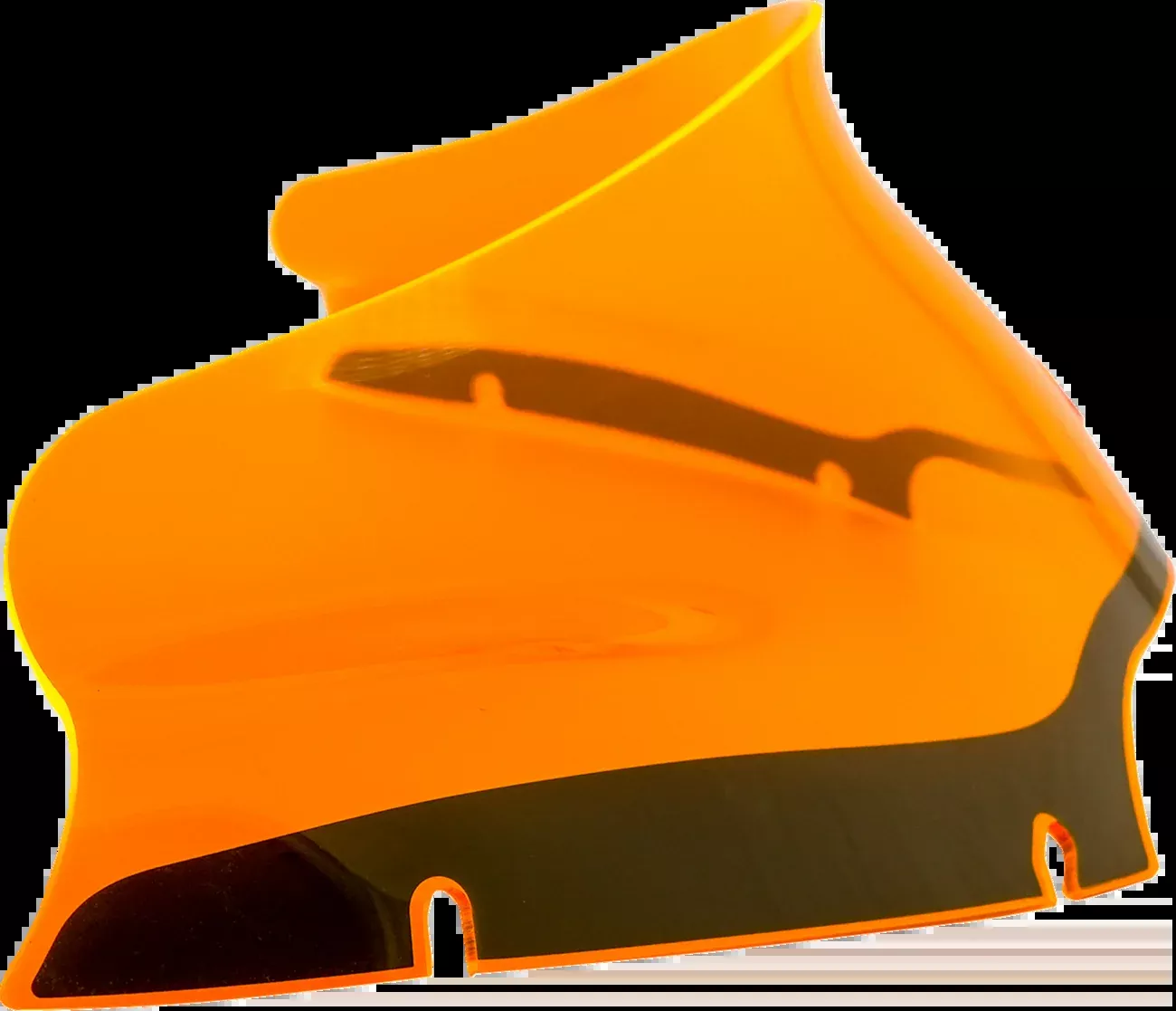 Klock Werks Kolor Flare 6" Orange Windshield fits 2015-25 Harley Road Glide FLTR