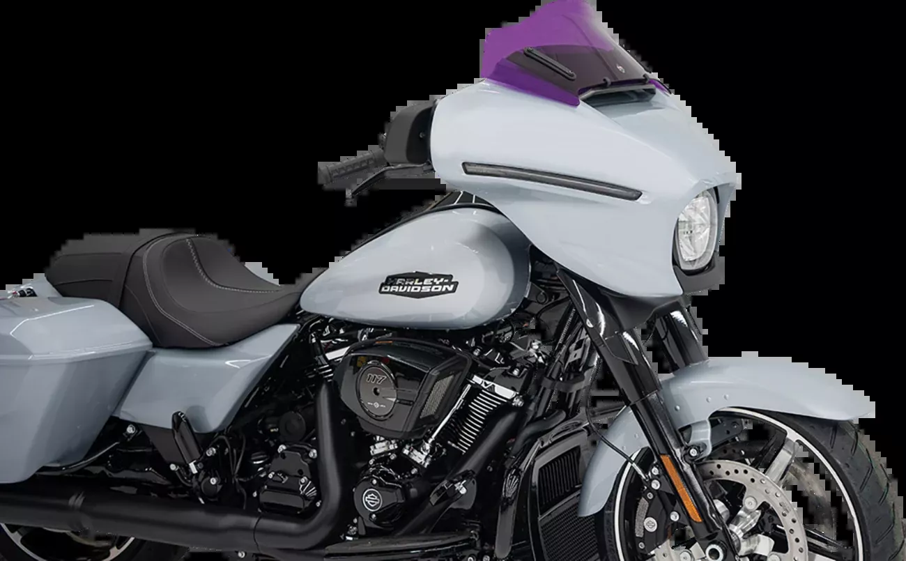 Klock Werks Kolor Flare 8" Purple Windshield for 2023-2026 Harley Street Glide