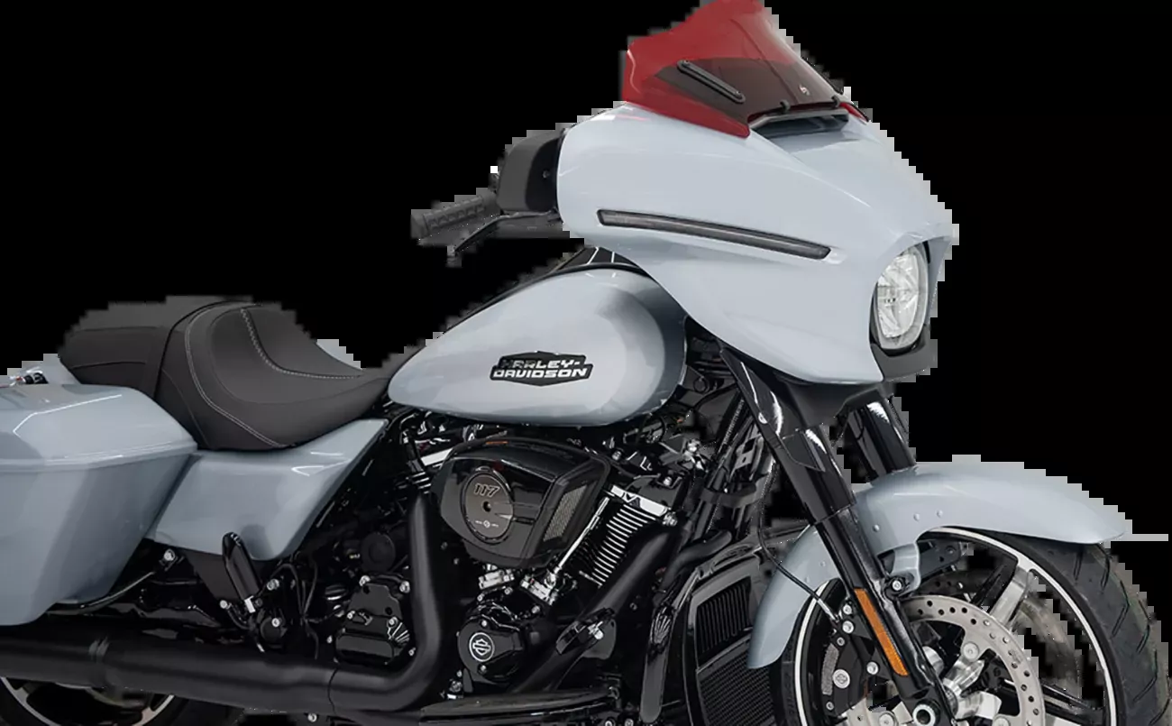 Klock Werks Kolor Flare 8″ Red Windshield for 2023-2026 Harley Street Glide FLHX