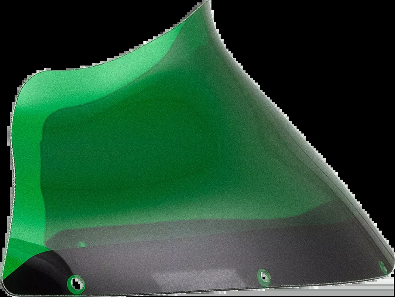 Klock Werks Kolor Flare 9" Green Windshield fits Harley Dyna FXRP Style Fairing