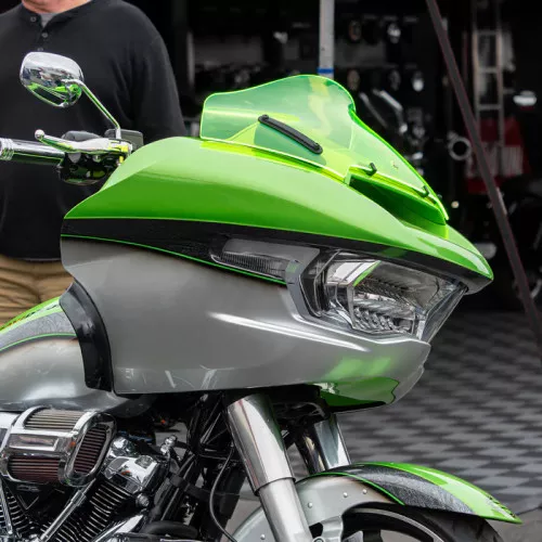 Klock Werks Kolor Flare Windshield for 2023.5-2025 Harley Road Glide