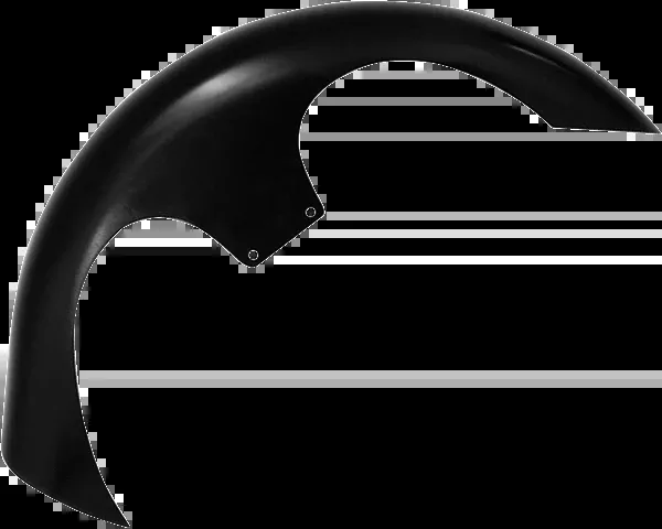 Klock Werks Shank Front Fender Kit – For Raked Frames – Black – 26″ Wheel – HD Touring/Trike