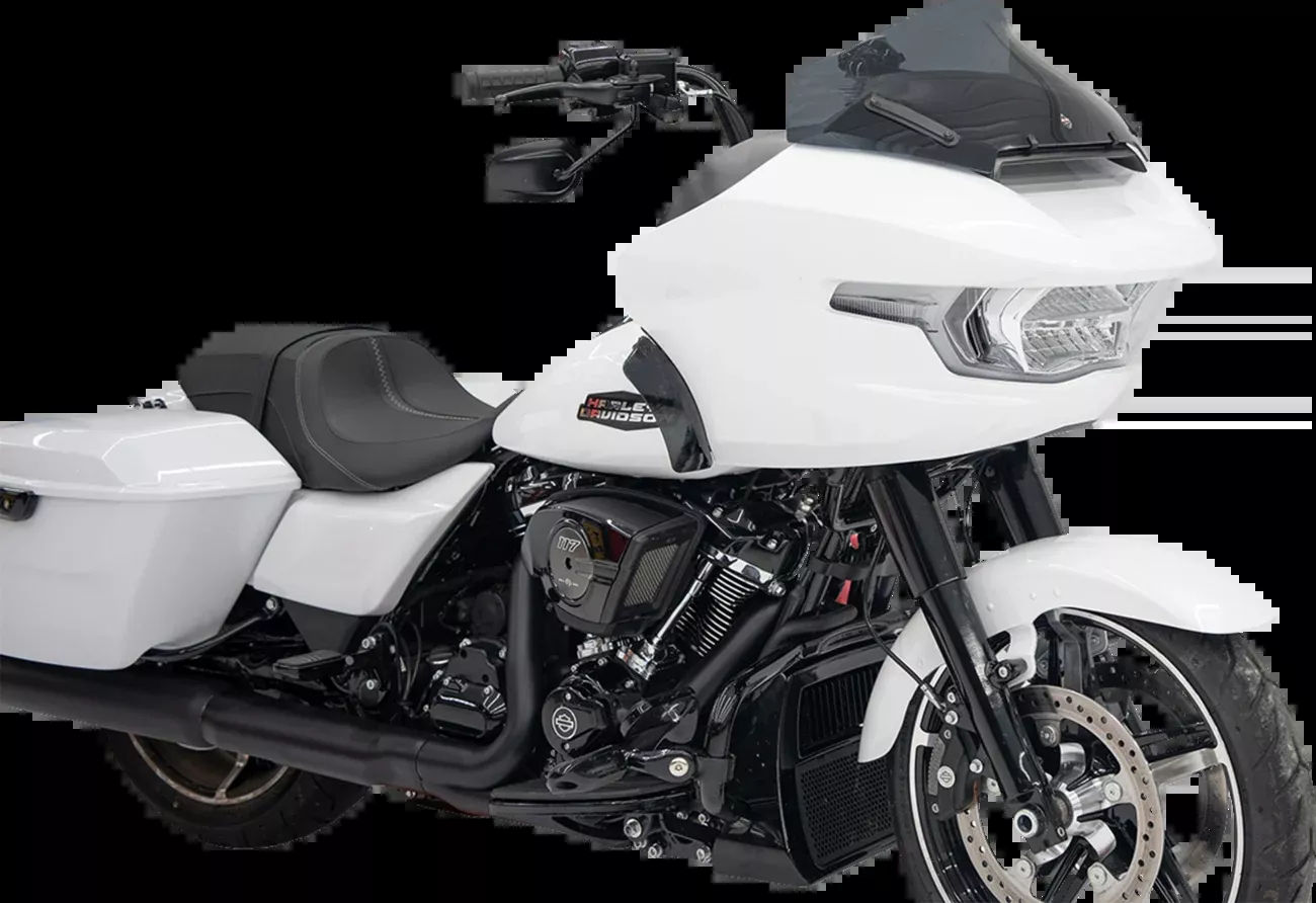 Klock Werks Sport Flare 10" Dark Smoke Windshield for 2023-26 Harley Road Glide