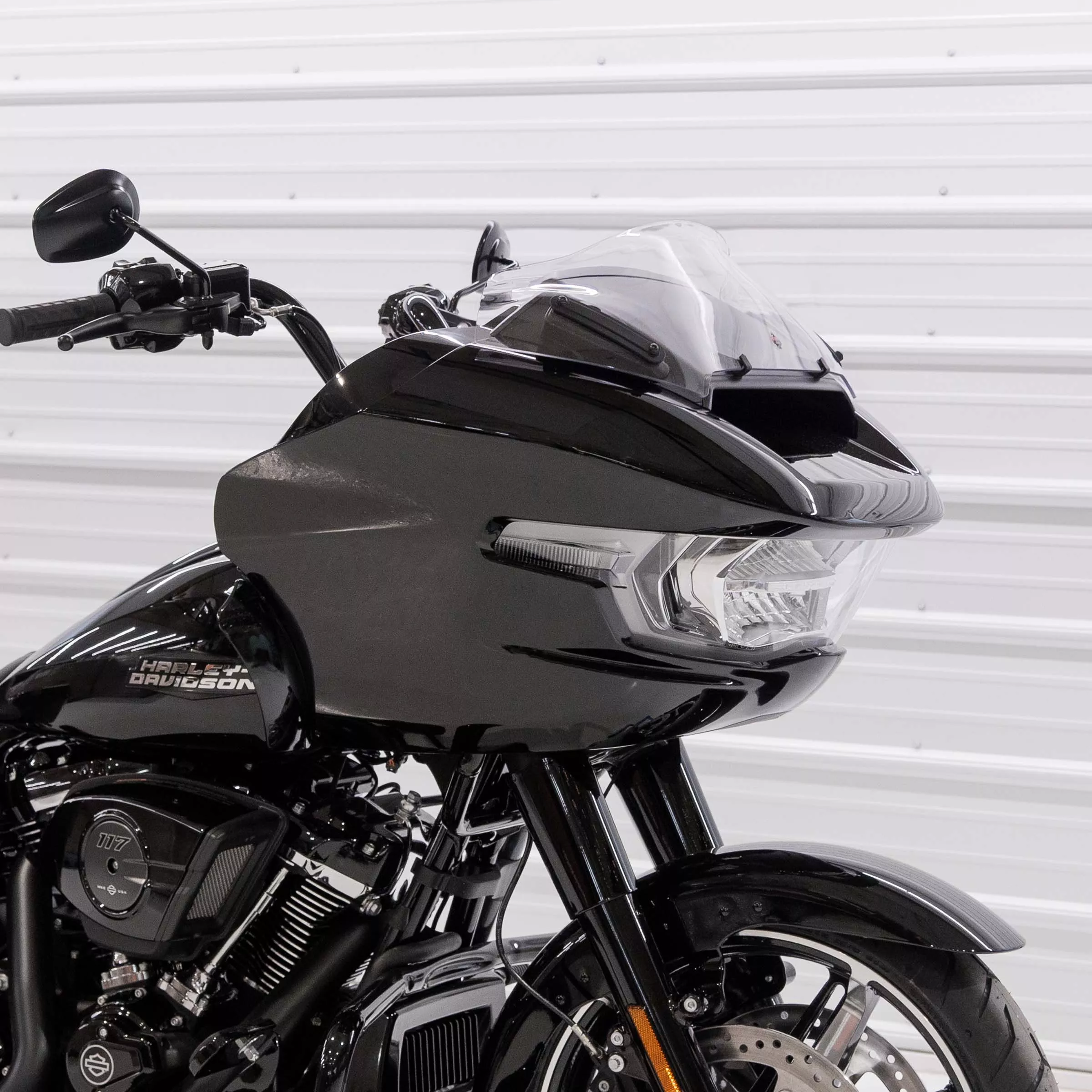 Klock Werks Sport Flare 8" Clear Windshield for 2023-2026 Harley Road Glide FLTR