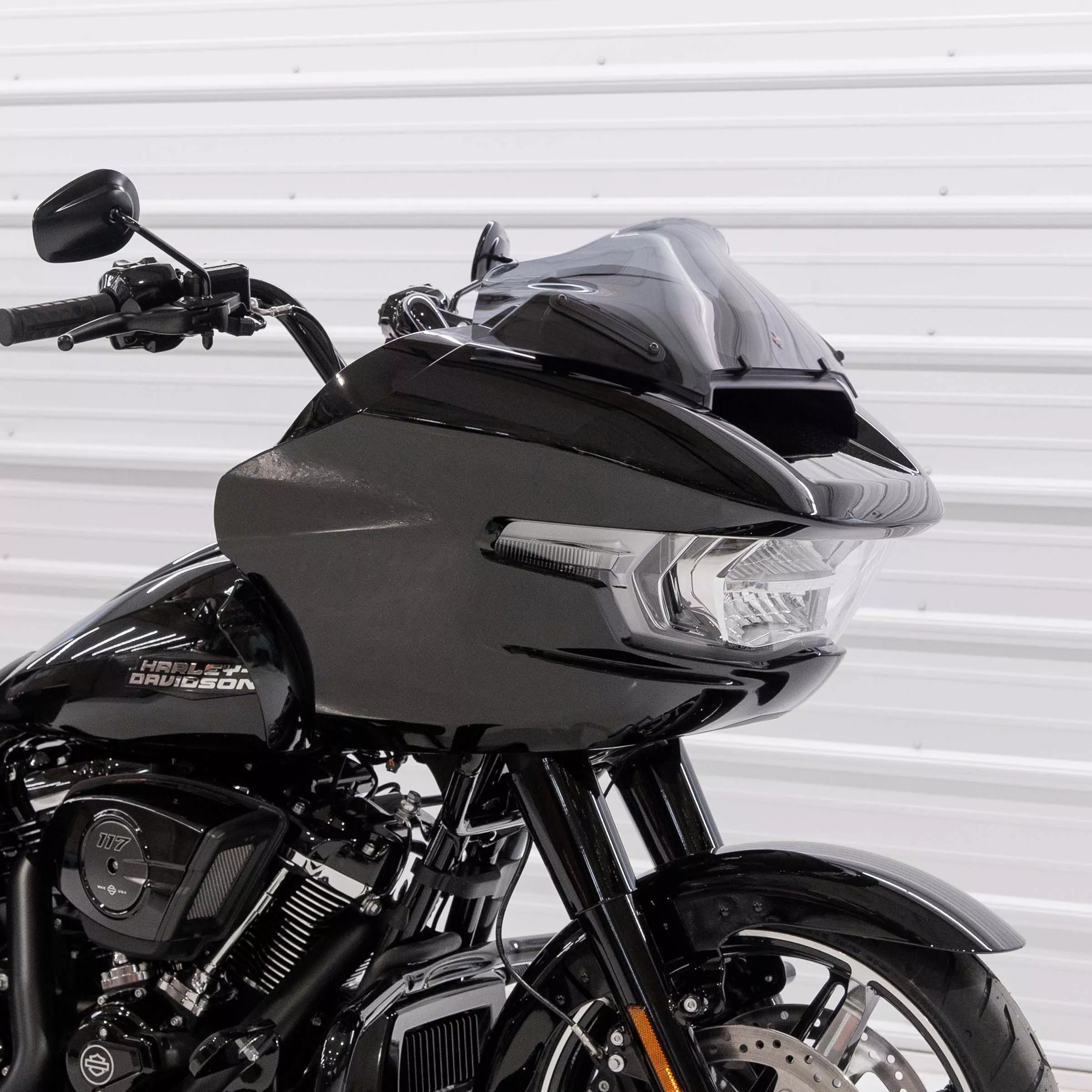 Klock Werks Sport Flare 8" Tint Windshield for 2023-2026 Harley Road Glide FLTR