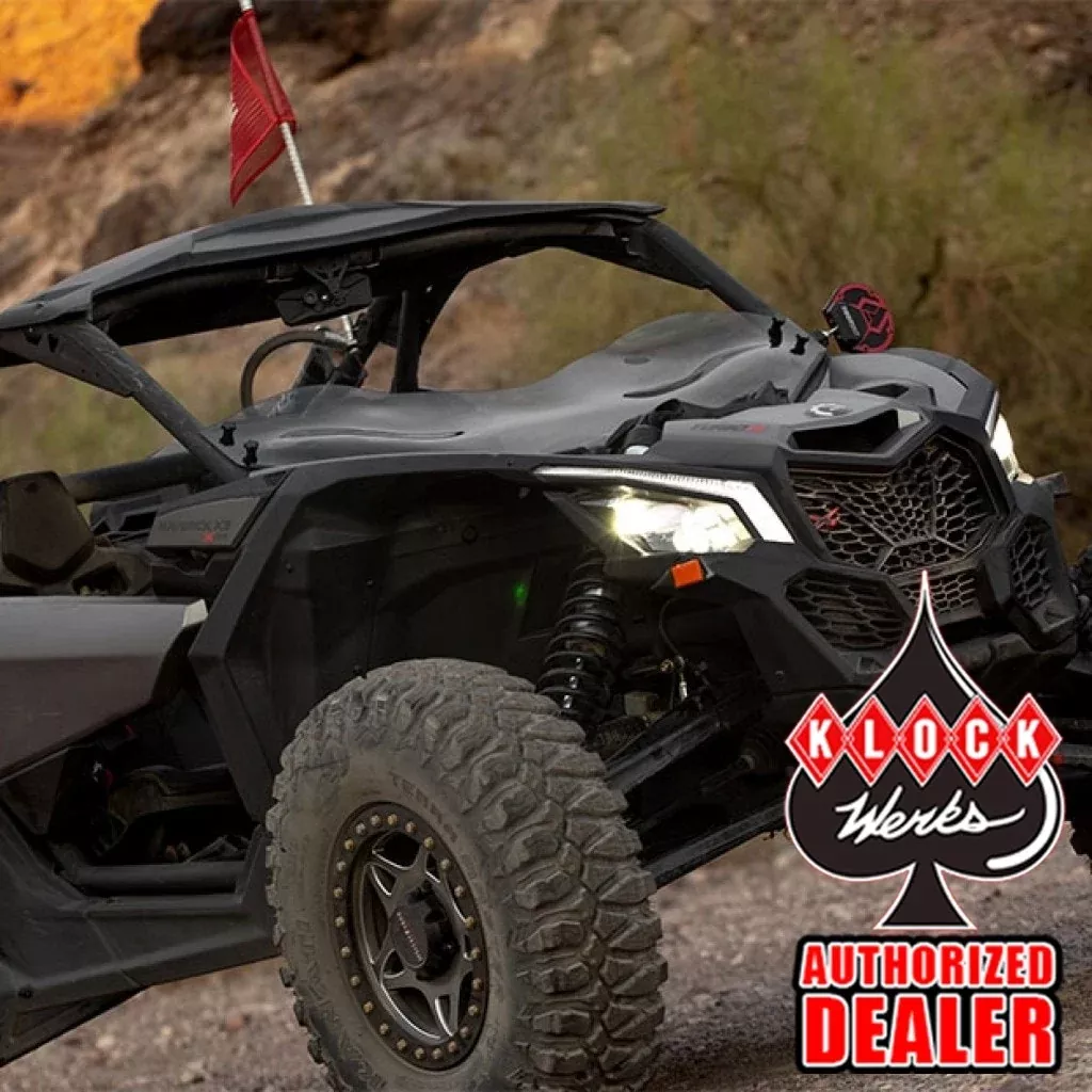 Klock Werks UTV Clear Flare Windshield 17-19 Can-Am Maverick X3 KW05-01-0471-C