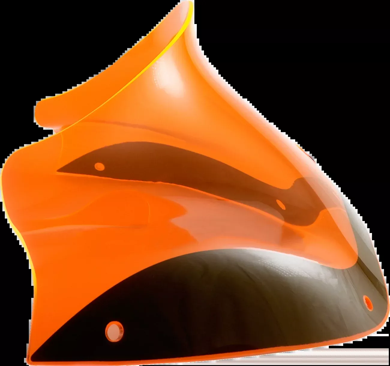 Klock Werks8" Kolor Flare Orange Ice Windshield 1998-2013 Harley Road Glide