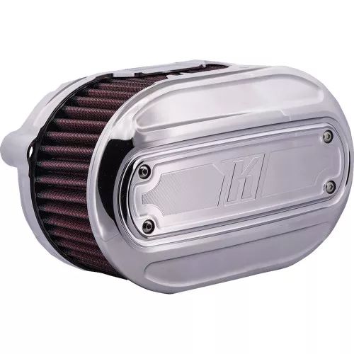 Kodlin Oval Upgrade Air Filter Kit for Harley M8 – Chrome