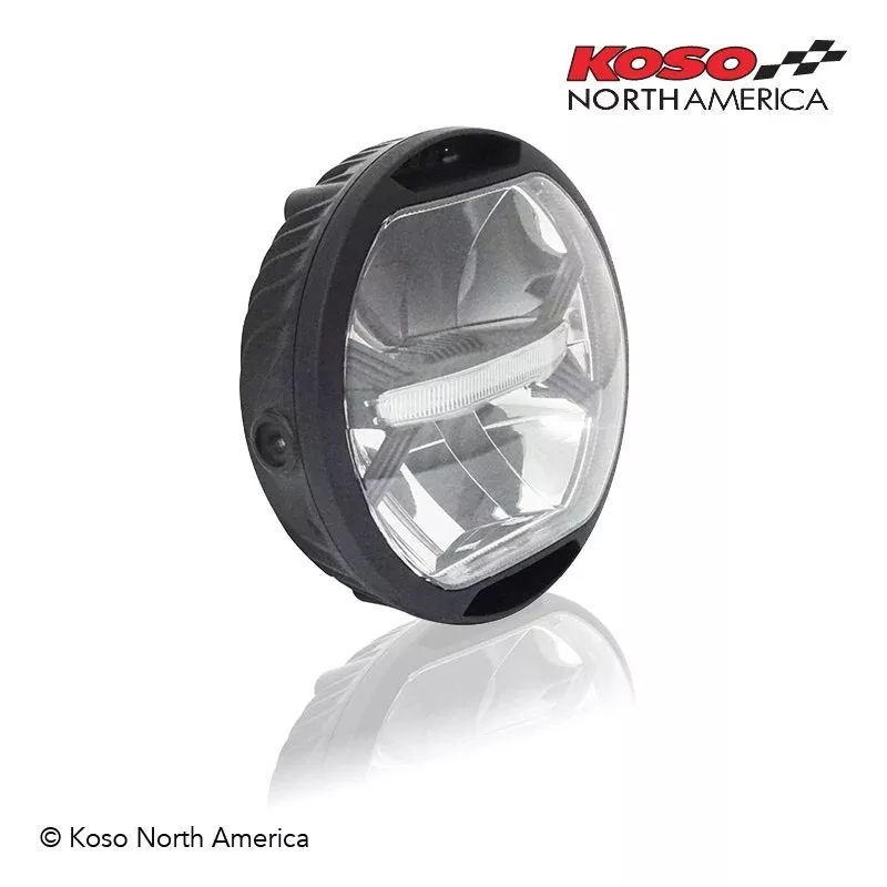 Koso North America GA002000 Thunderbolt 6.7″ Motorcycle LED Headlight