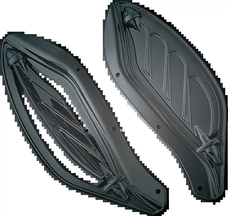 Kuryakyn 1108 Motorcycle Smoke Fairing Dragon Wind Deflectors 96-13 Harley FLH