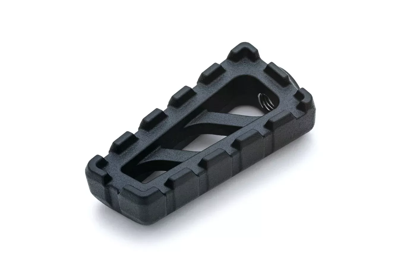 Kuryakyn 3591 Riot Satin Black Shift Peg 5/16 Toe Peg Harley Metric - Each