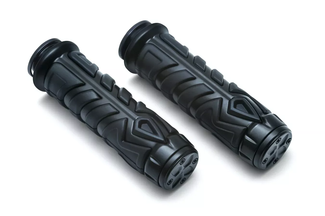 Kuryakyn 5753 Satin Black Spear Grips 18-19 Indian Chief Chieftain Springfield