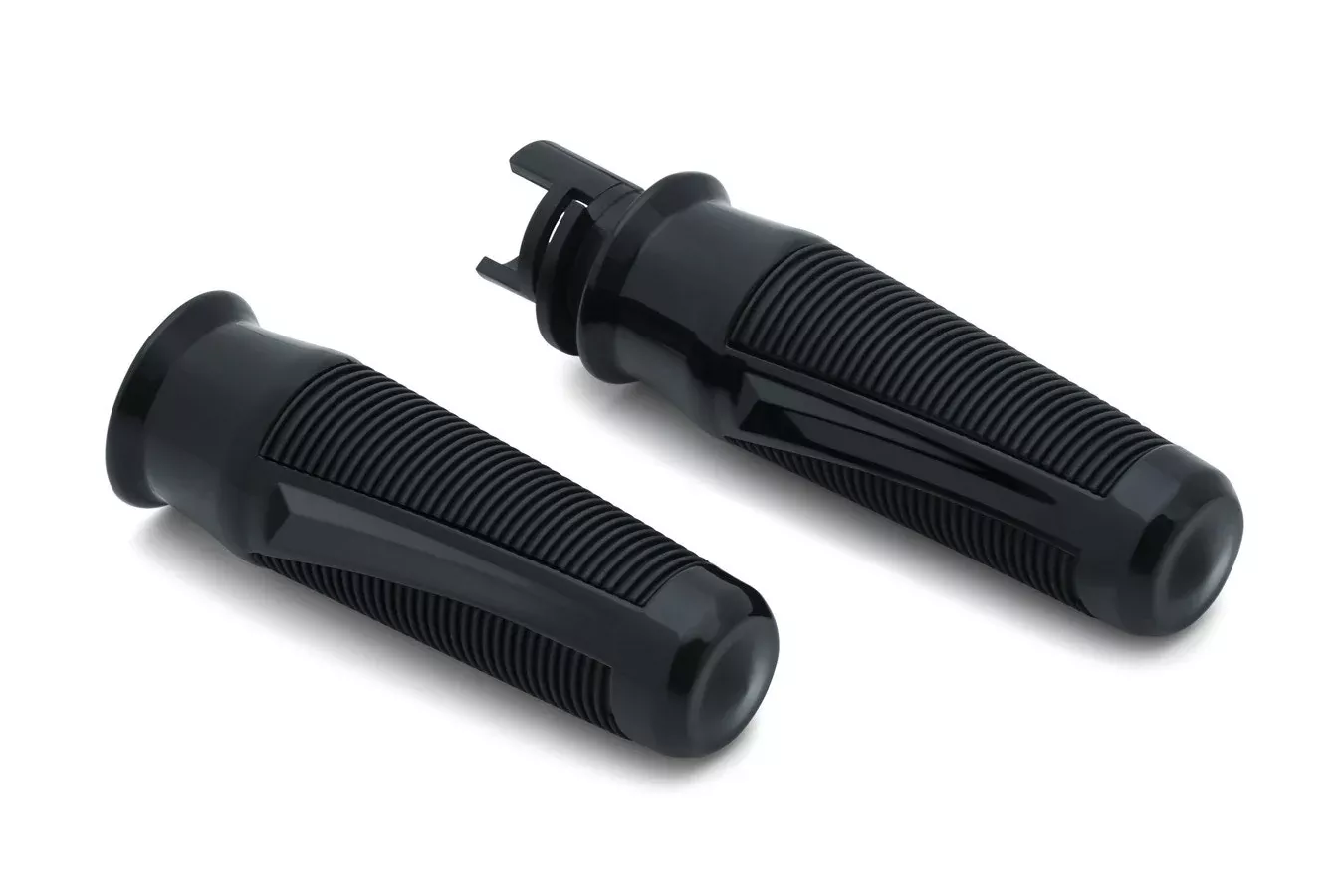 Kuryakyn 5767 Black Phantom Grips Indian Cruiser Aluminum 14-17