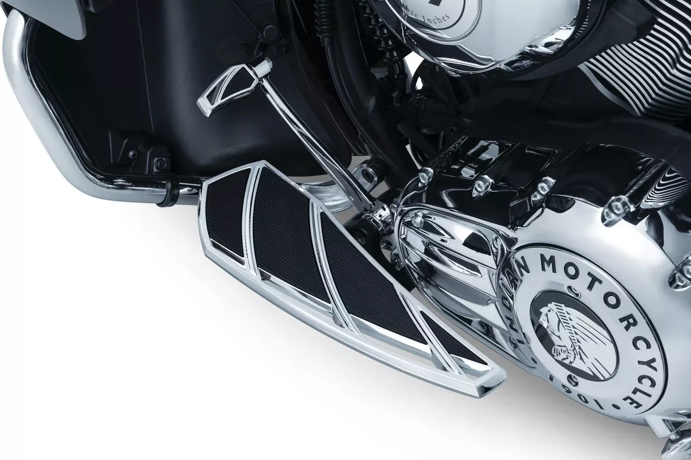 Kuryakyn 5770 Chrome Phantom Driver Floorboards 14-20 Indian Models