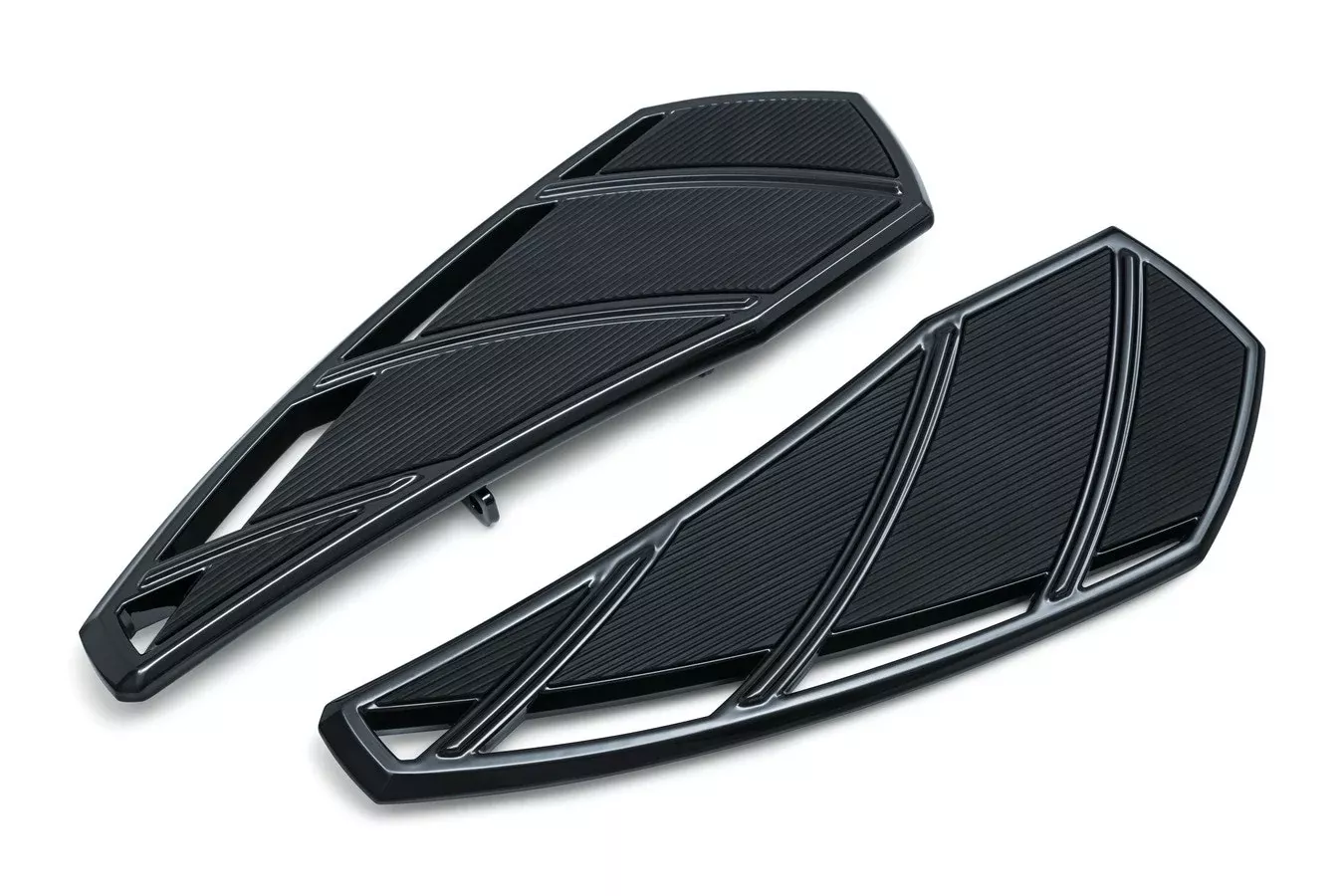 Kuryakyn 5771 Gloss Black Phantom Driver Floorboards 14-20 Indian Models