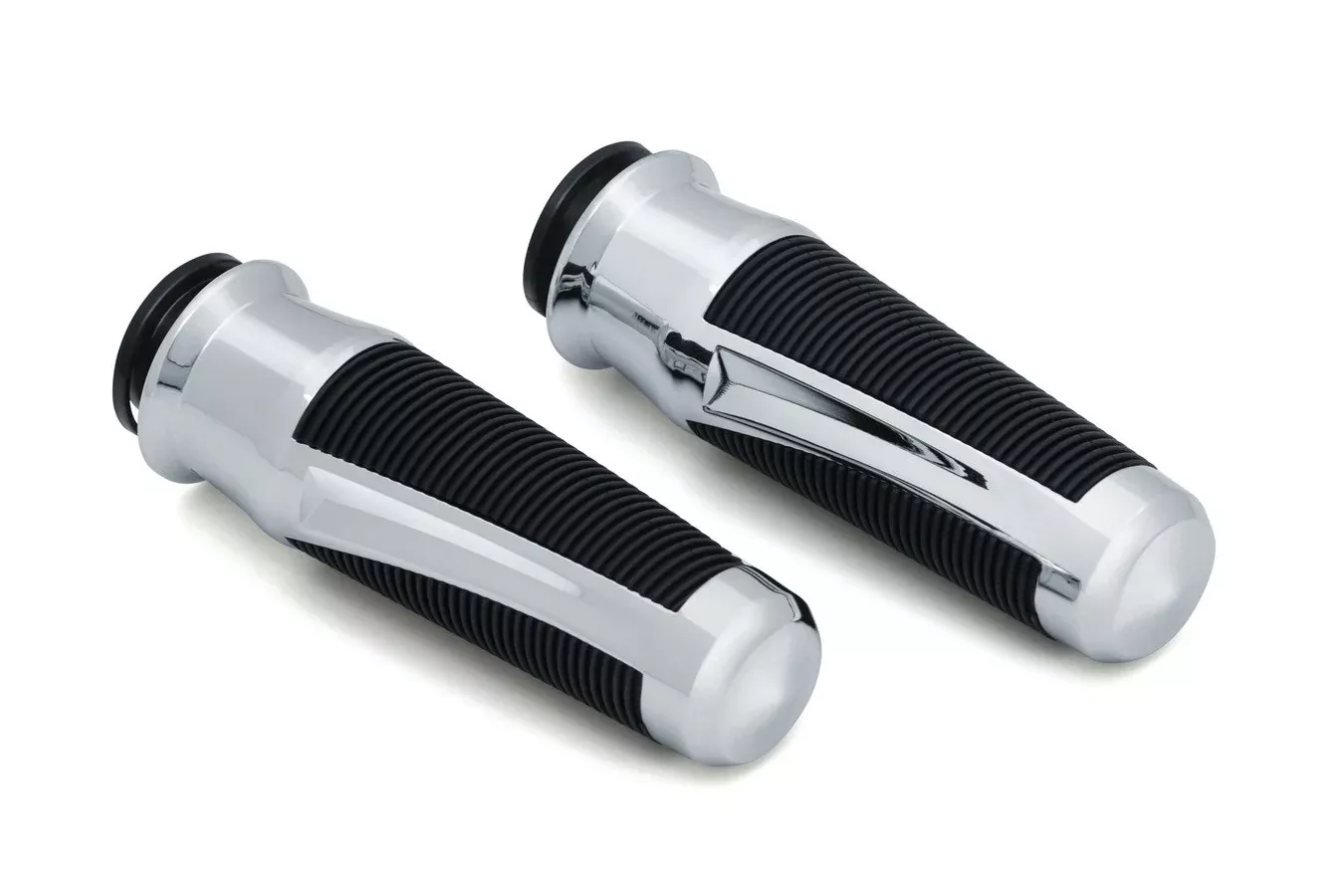 Kuryakyn 5786 Chrome Phantom Grips Indian Cruiser Aluminum 18-Up