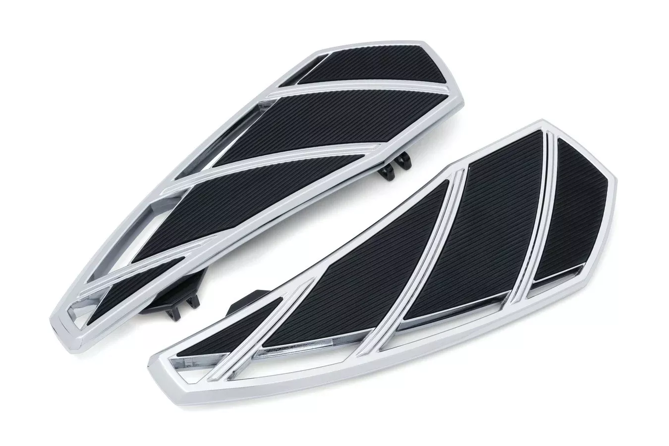 Kuryakyn 5792 Chrome Phantom Driver Floorboards Harley FLH/T FLS FXD 83-20