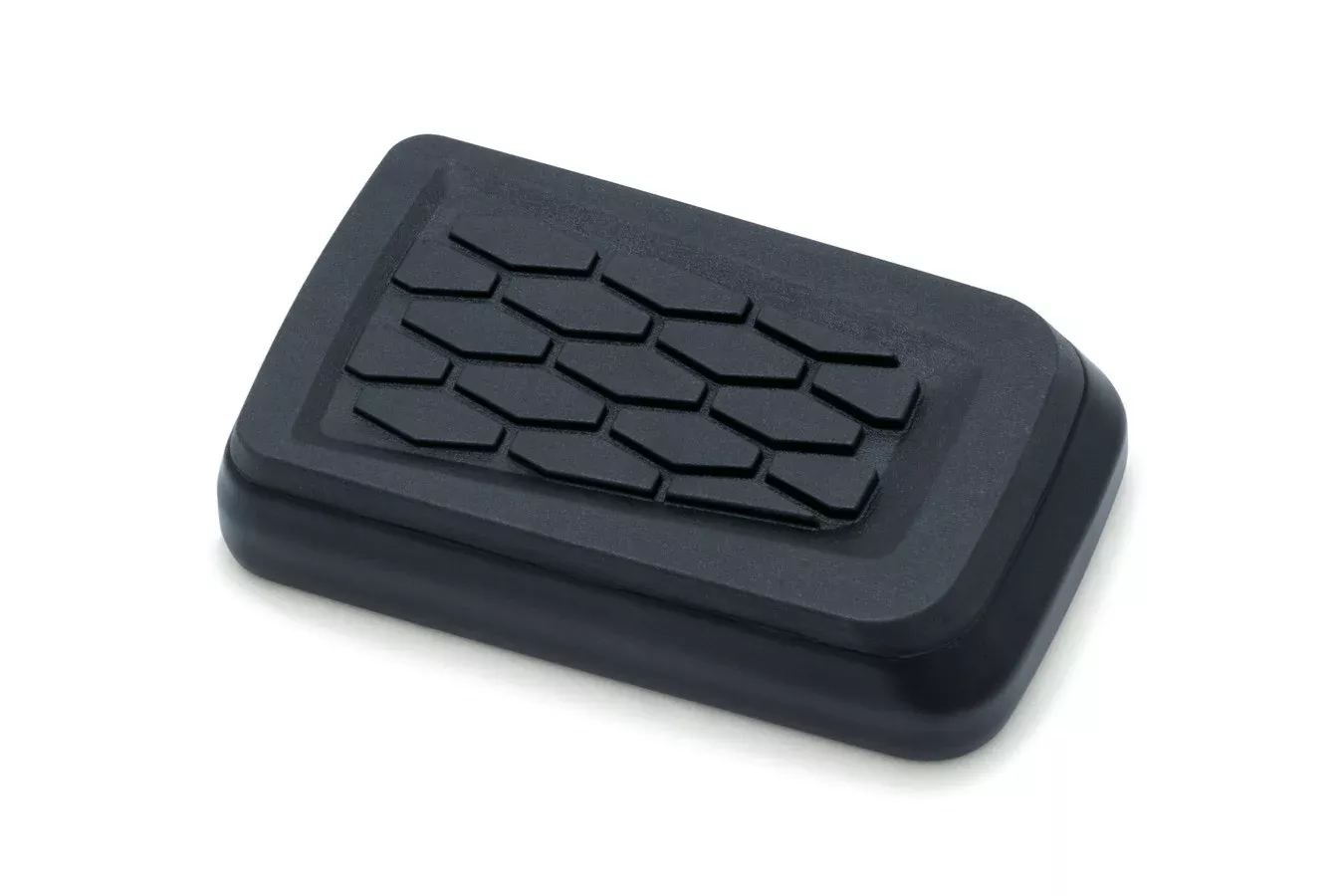 Kuryakyn 5917 Satin Black Hex Brake Pedal Pad 84-17 Harley FXST & 93-17 FXDWG